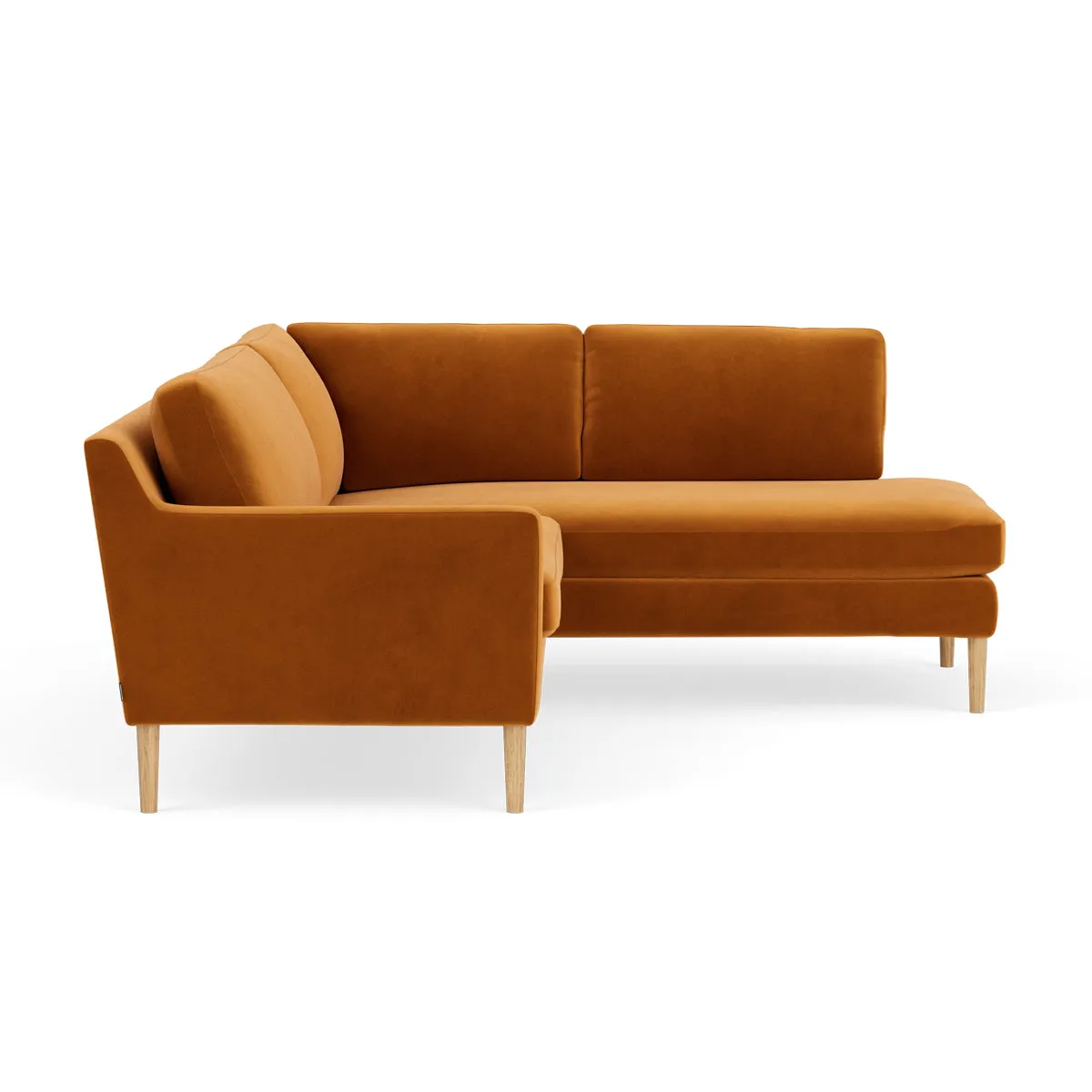 Astha Velvet Right Corner Sofa