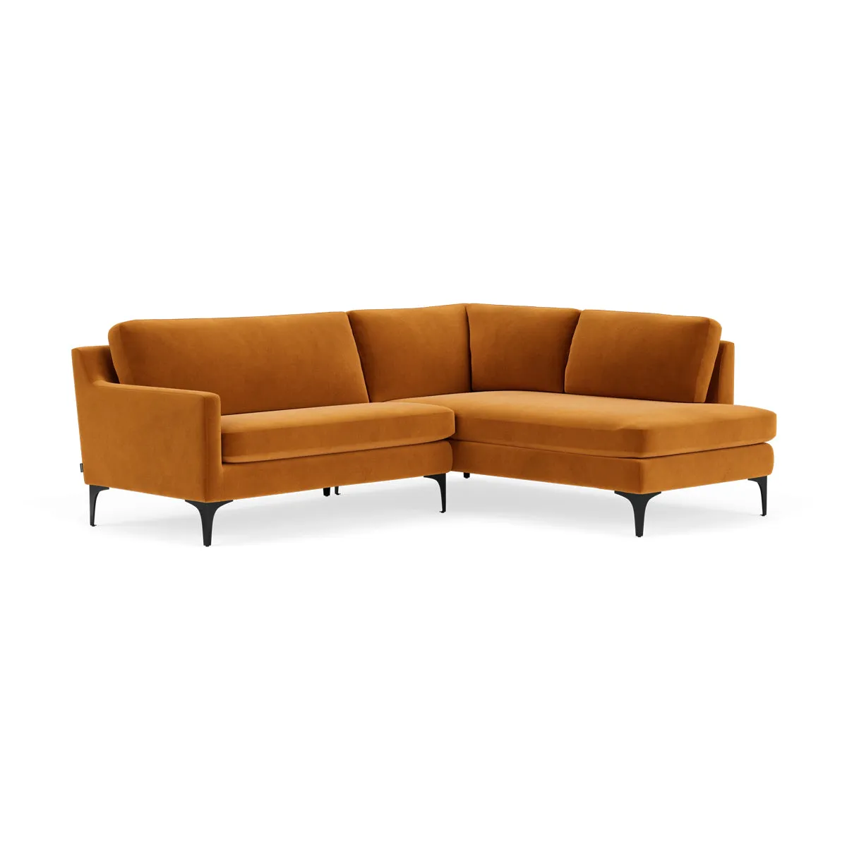 Astha Velvet Right Corner Sofa