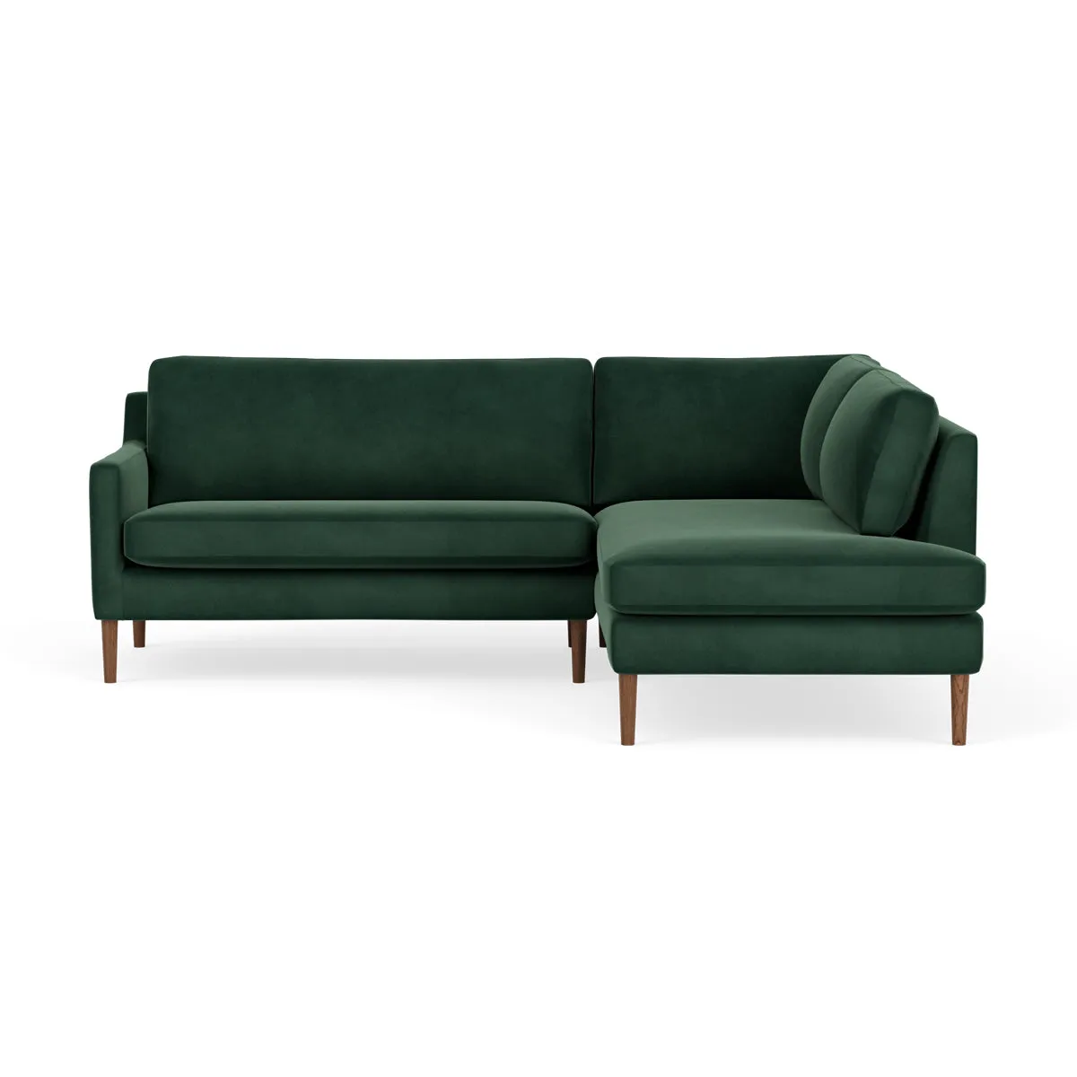 Astha Velvet Right Corner Sofa