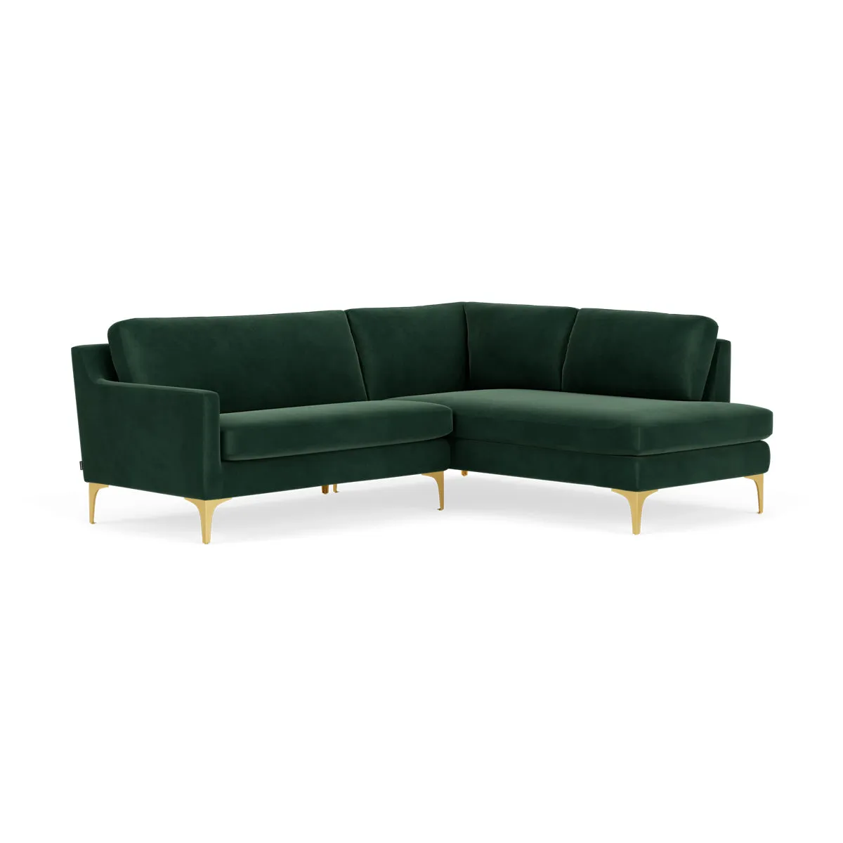 Astha Velvet Right Corner Sofa