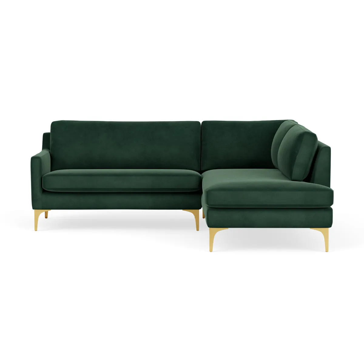 Astha Velvet Right Corner Sofa