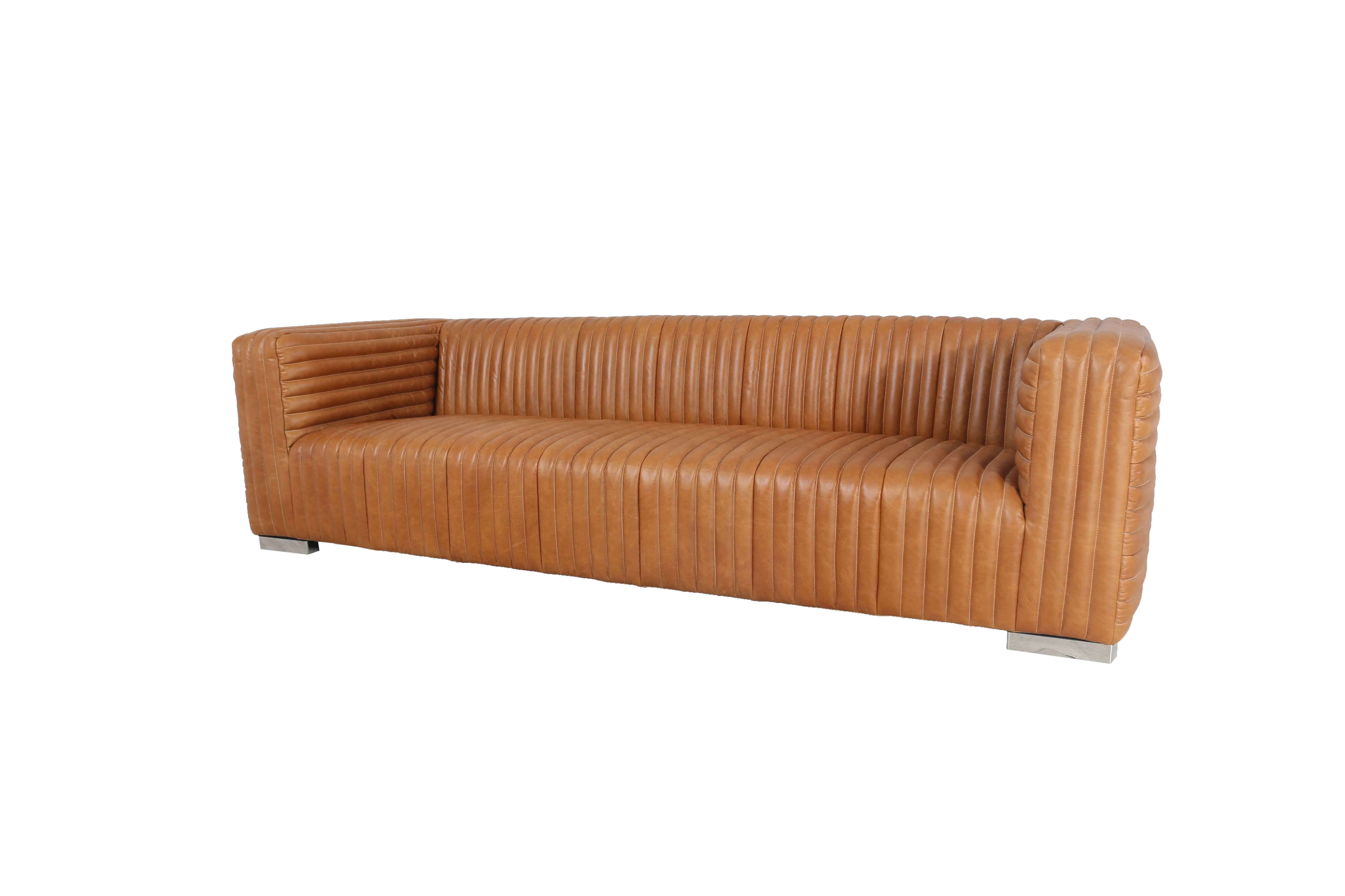 Autumn Brown Leather Sofa
