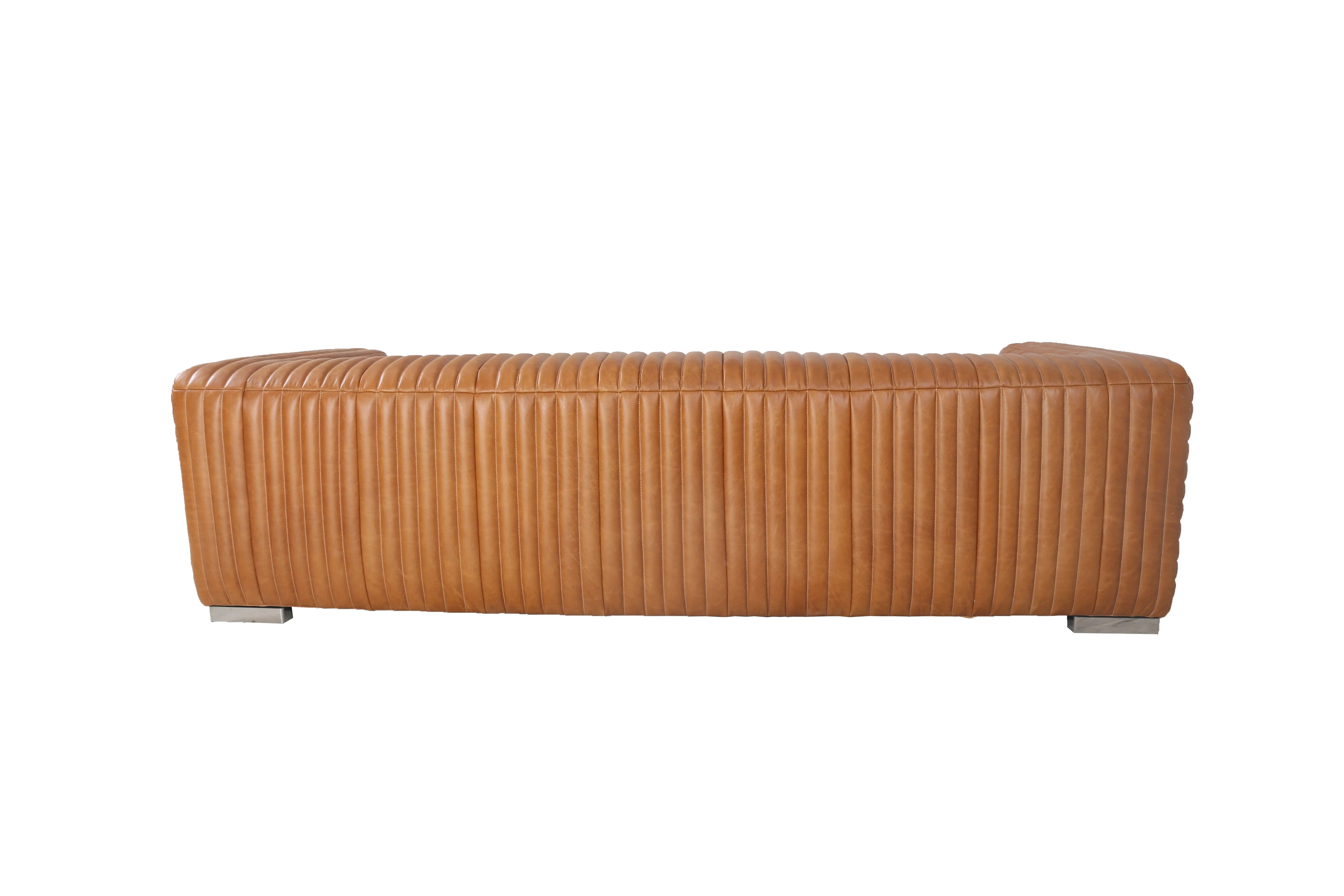 Autumn Brown Leather Sofa