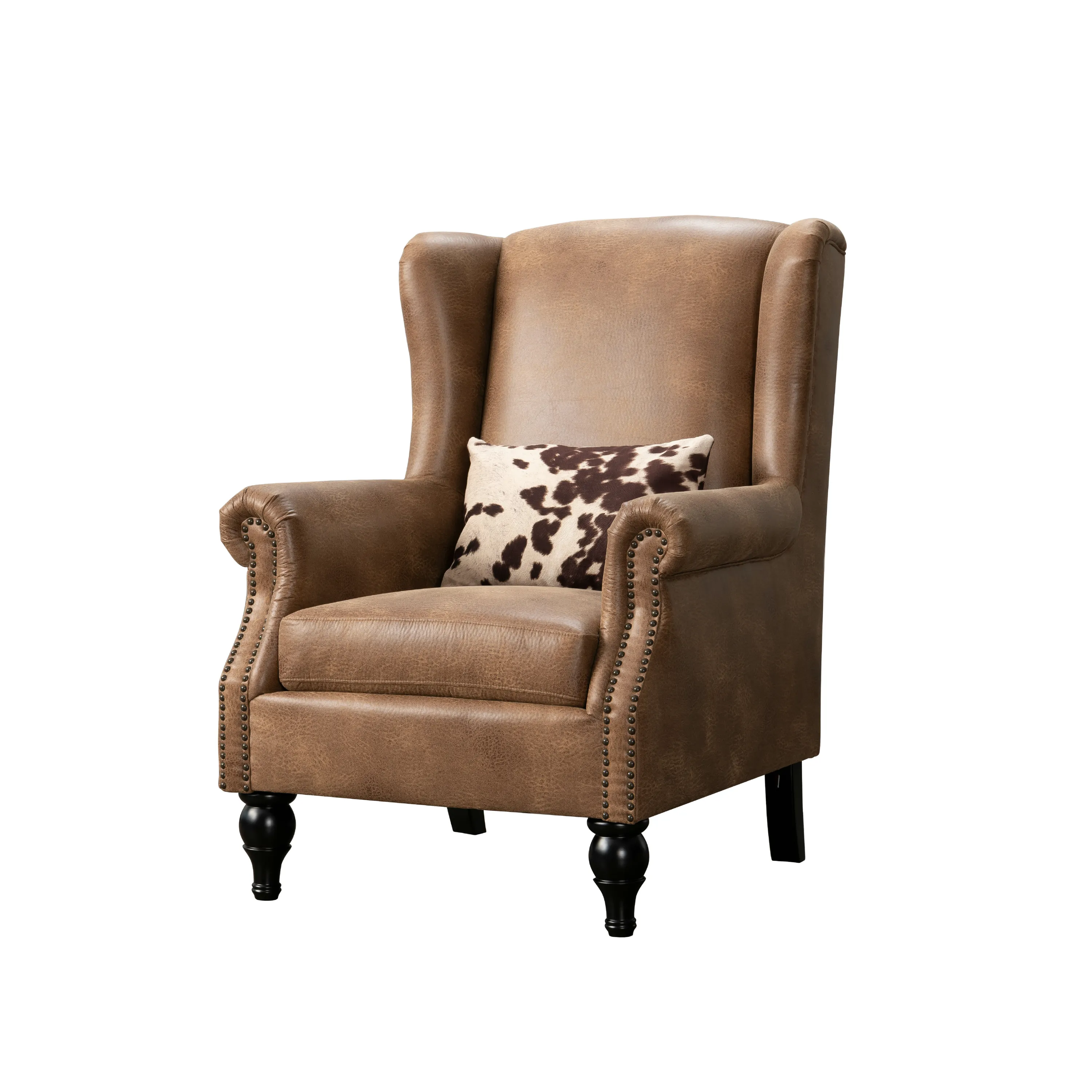 Benjamn Brown Accent Chair   Ottoman