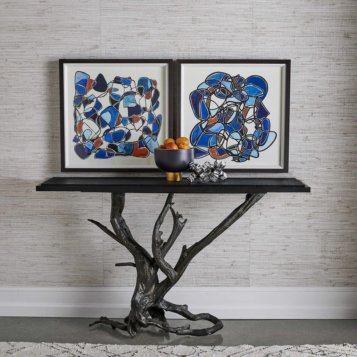 Big Sur Table - Bronze/Black, 2 Cartons