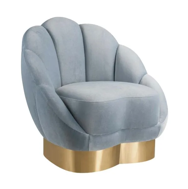 Bloom Blush Velvet Chair