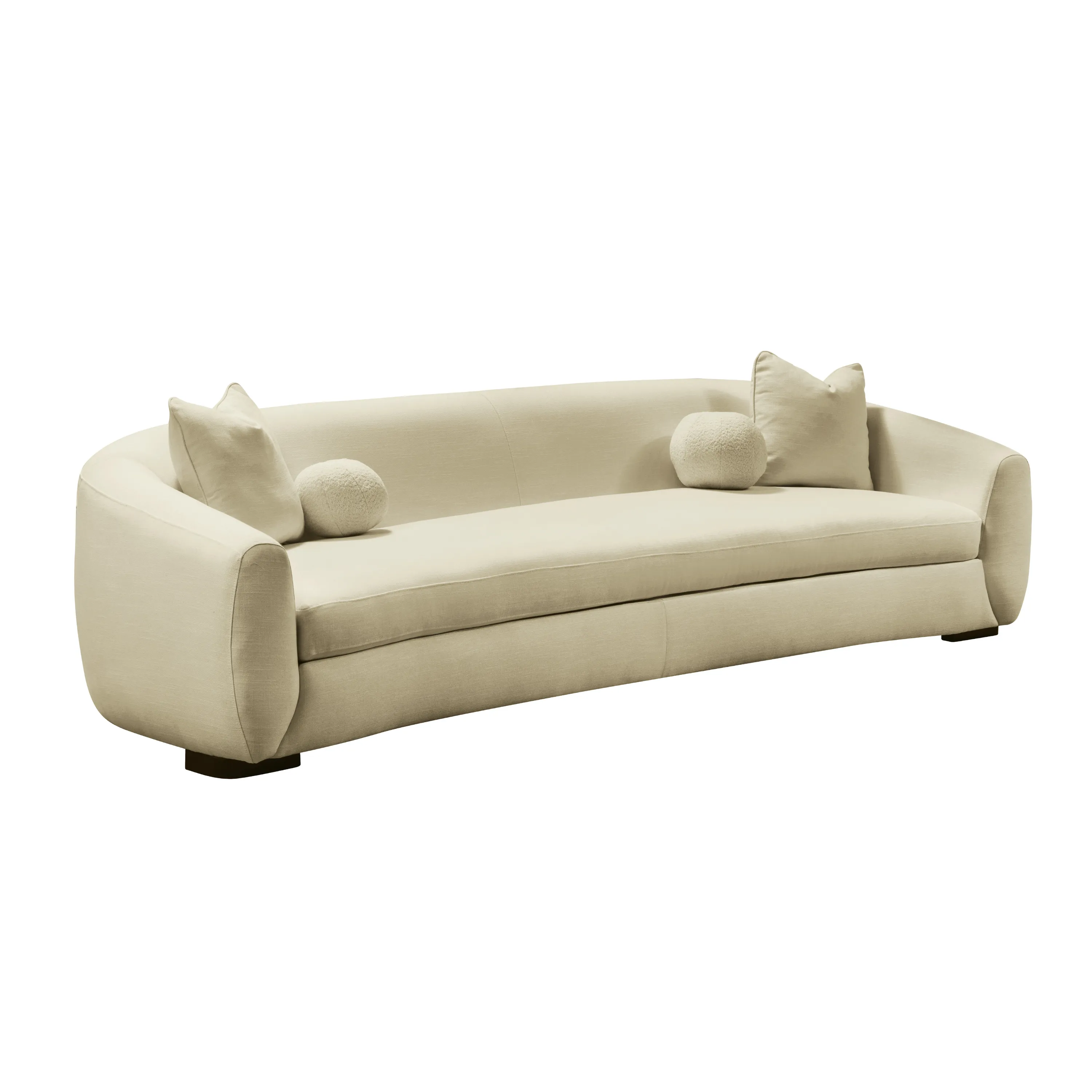 Boucle Linen grey 4 seater