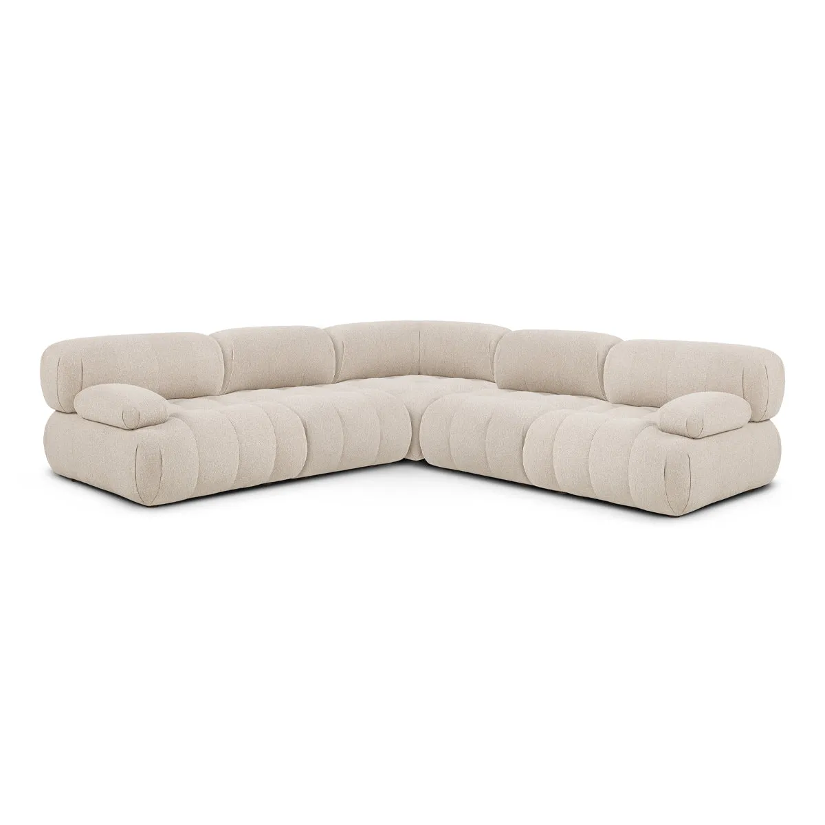 Bowie Boucle Sofa (Sand, 3 x 2)
