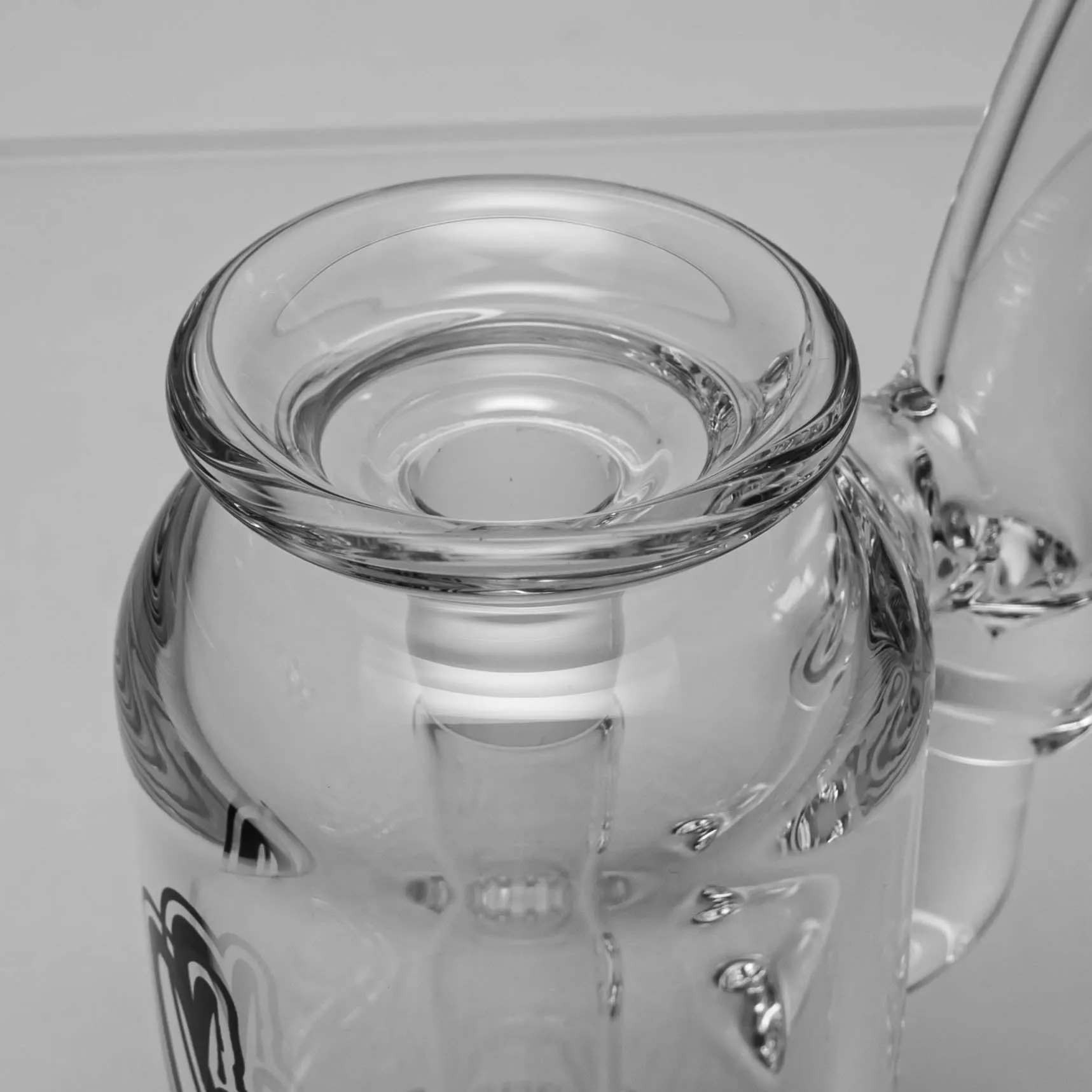 C2 Custom Creations - Double Shower Head Tray Bubbler - 65mm - Black Drip Label