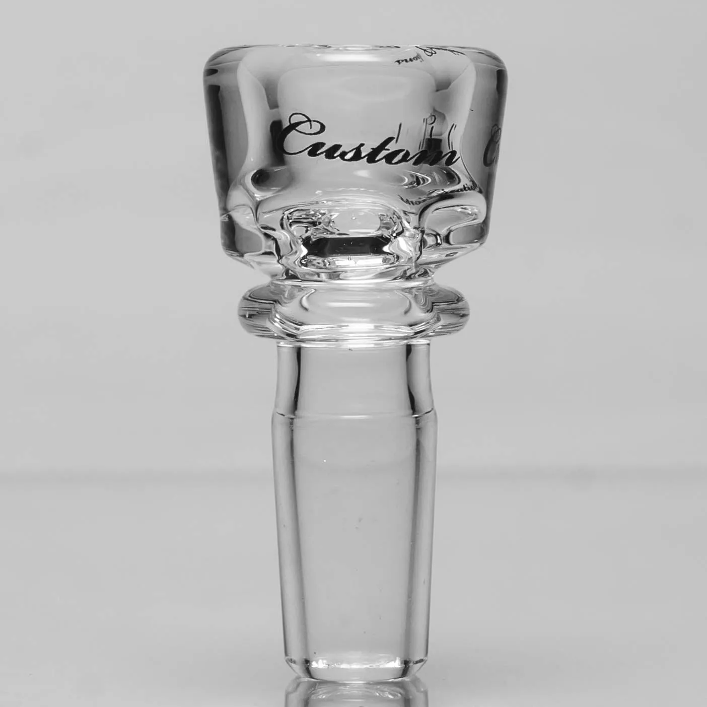 C2 Custom Creations - Double Shower Head Tray Bubbler - 65mm - White Seed Label