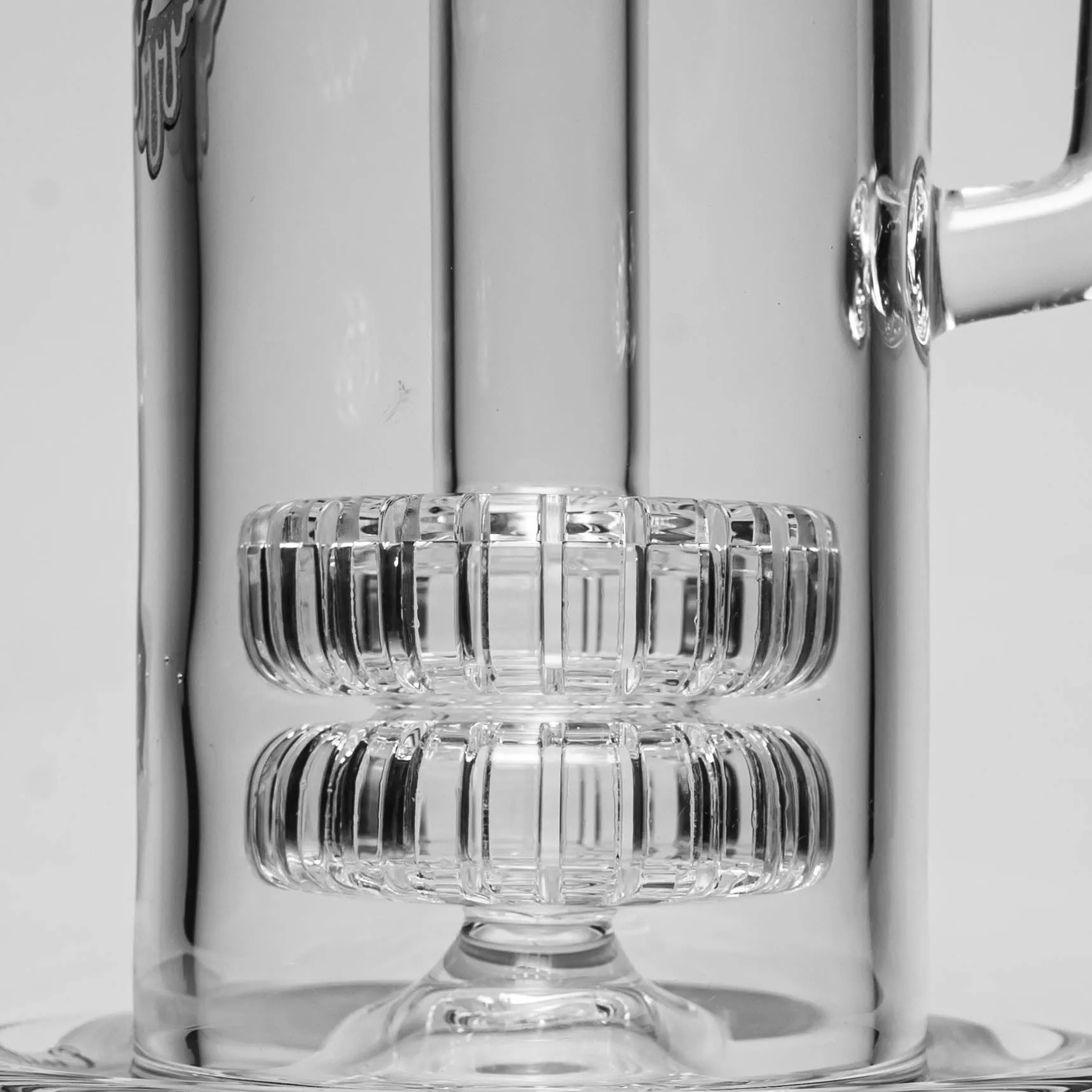 C2 Custom Creations - Double Shower Head Tray Bubbler - 65mm - White Seed Label