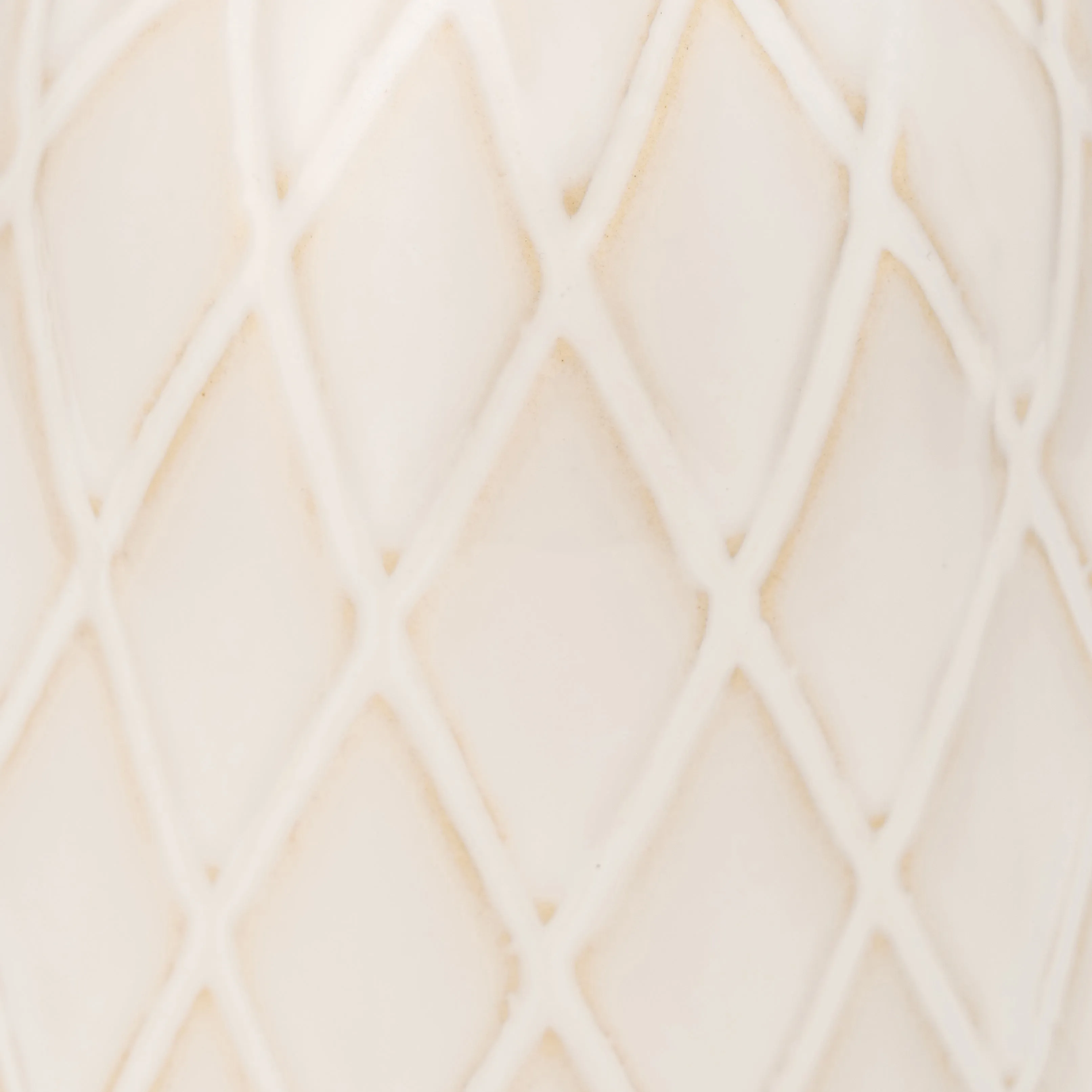 CER, 9" PLAID TEXTURED VASE, BEIGE