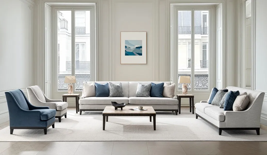 Classy By Noha Albabtain Blue Sofa