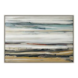 Color Swathe Wall Dcor W/Frame Large