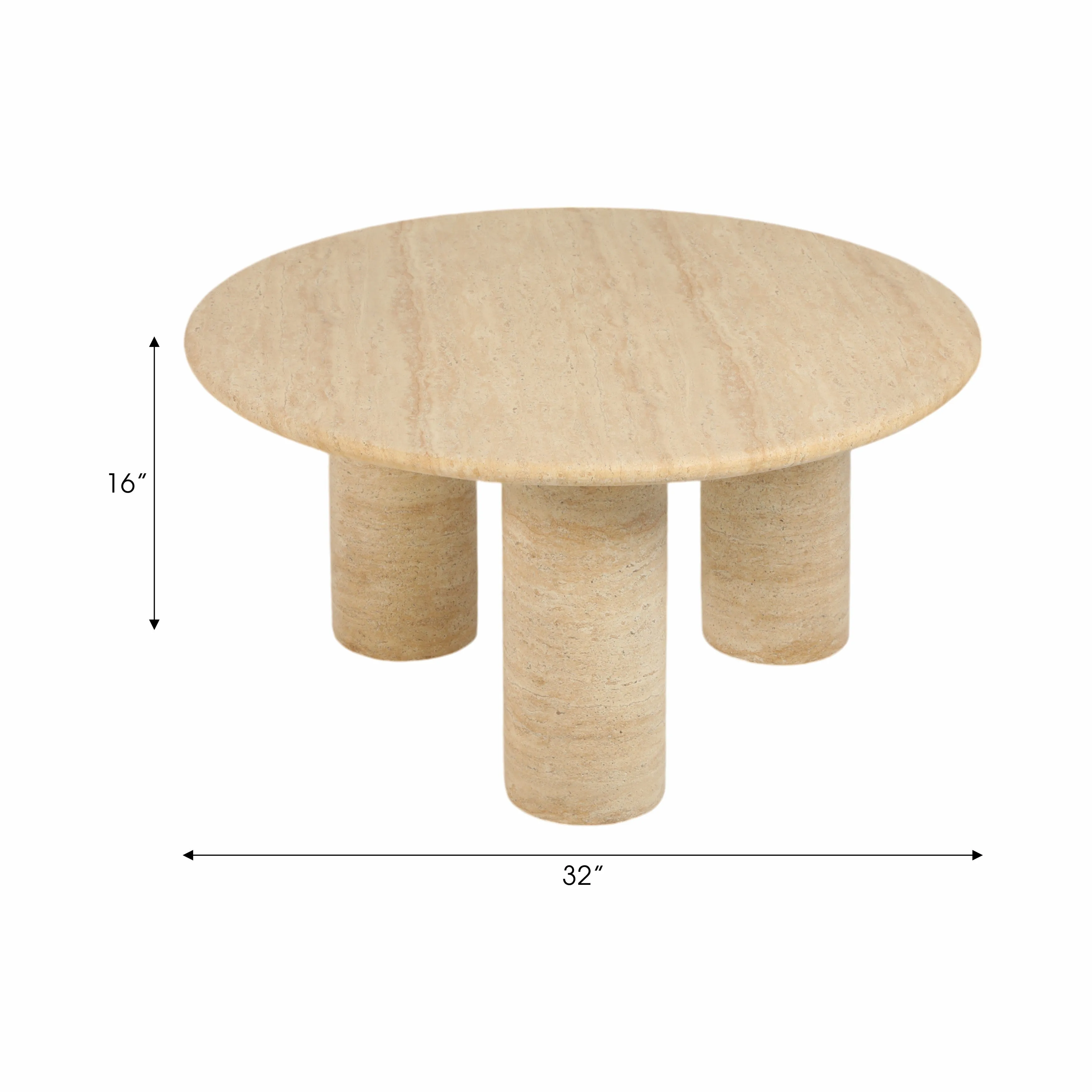 Concrete, 32" Minimalist Accent Table, Kd, 2boxes