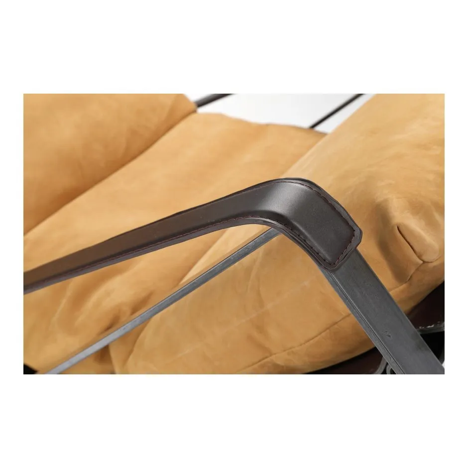 Connor Club Chair Sunbaked Tan Leather