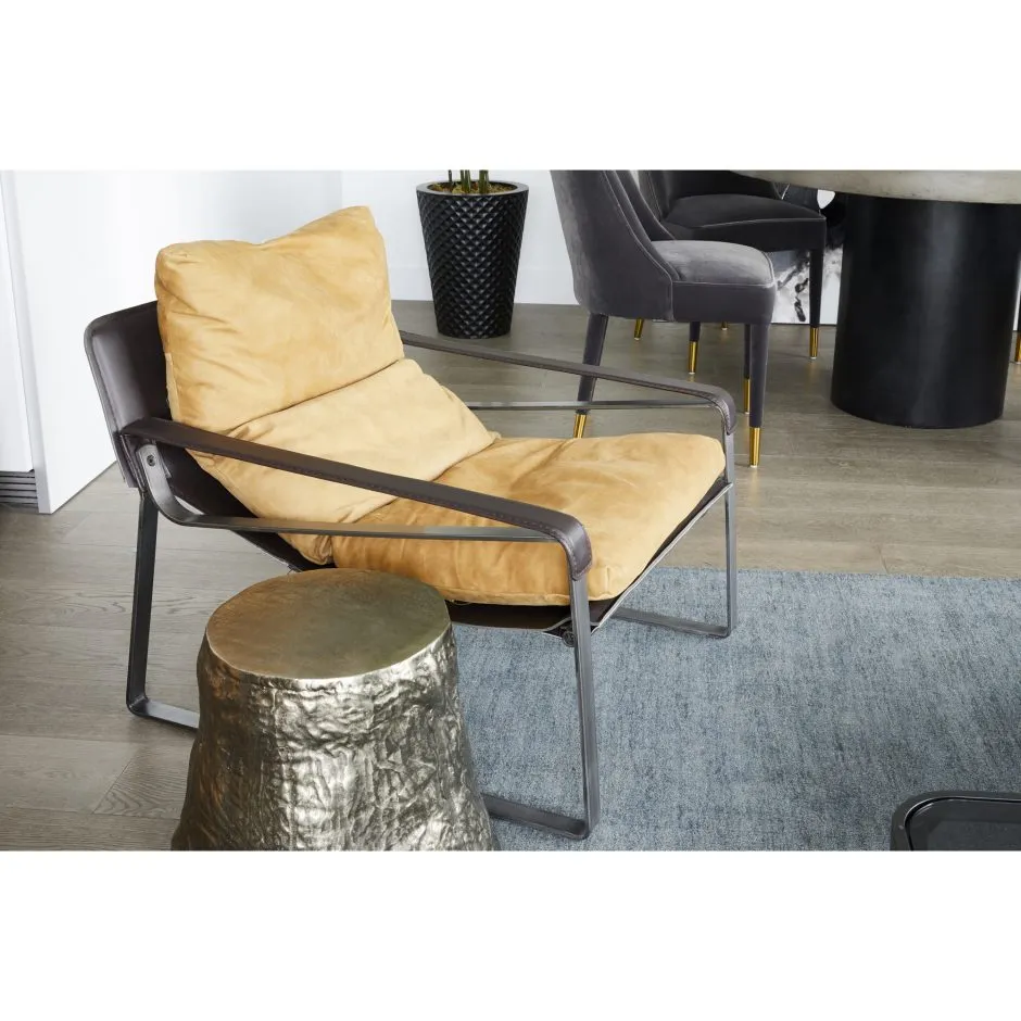 Connor Club Chair Sunbaked Tan Leather