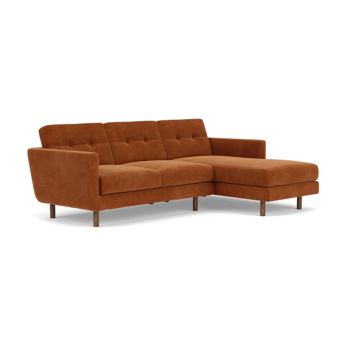 Conrad Fabric Right Chaise Sofa