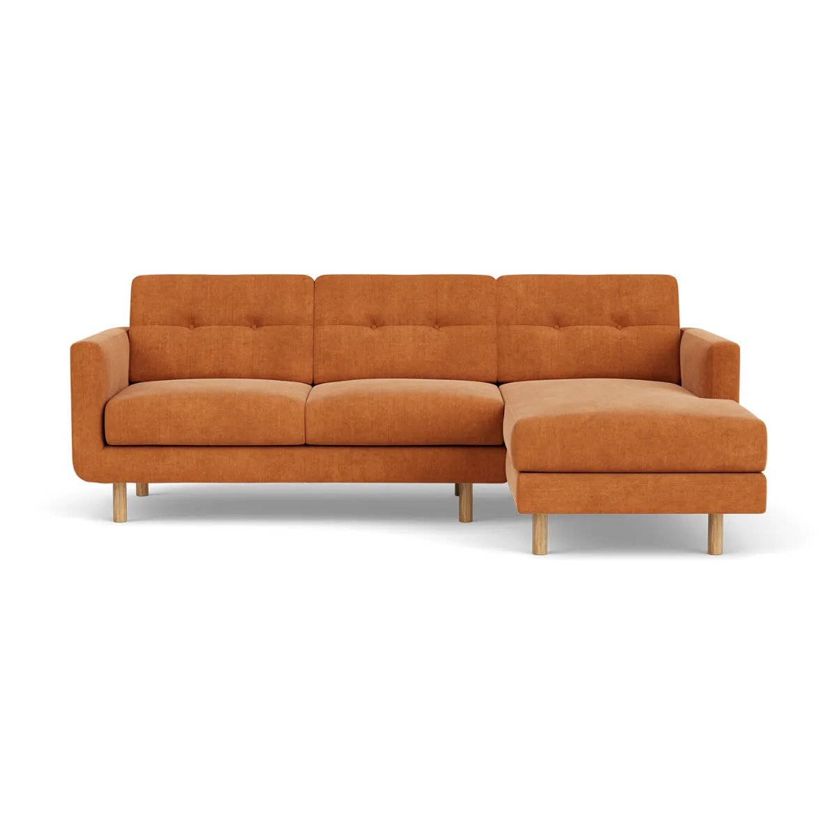 Conrad Fabric Right Chaise Sofa