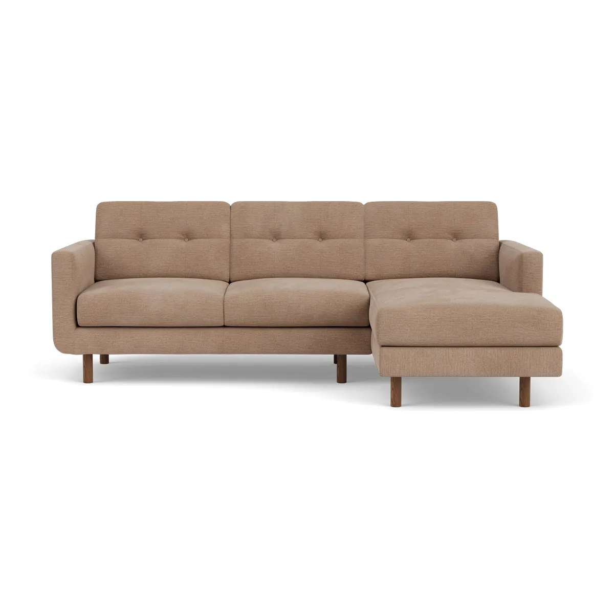 Conrad Fabric Right Chaise Sofa