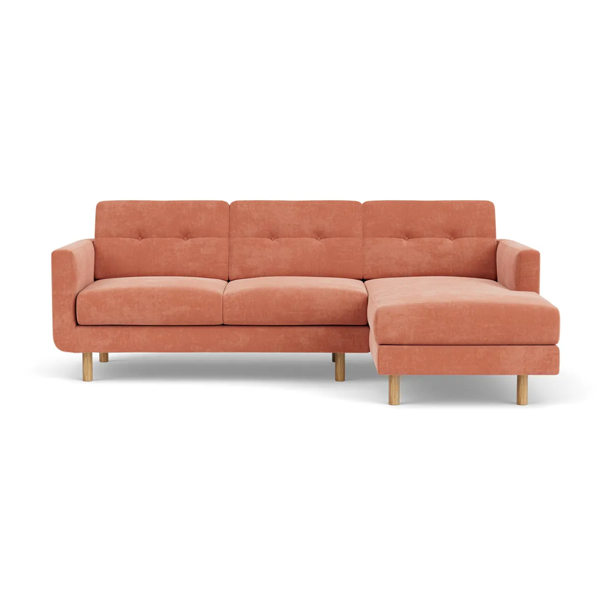 Conrad Fabric Right Chaise Sofa