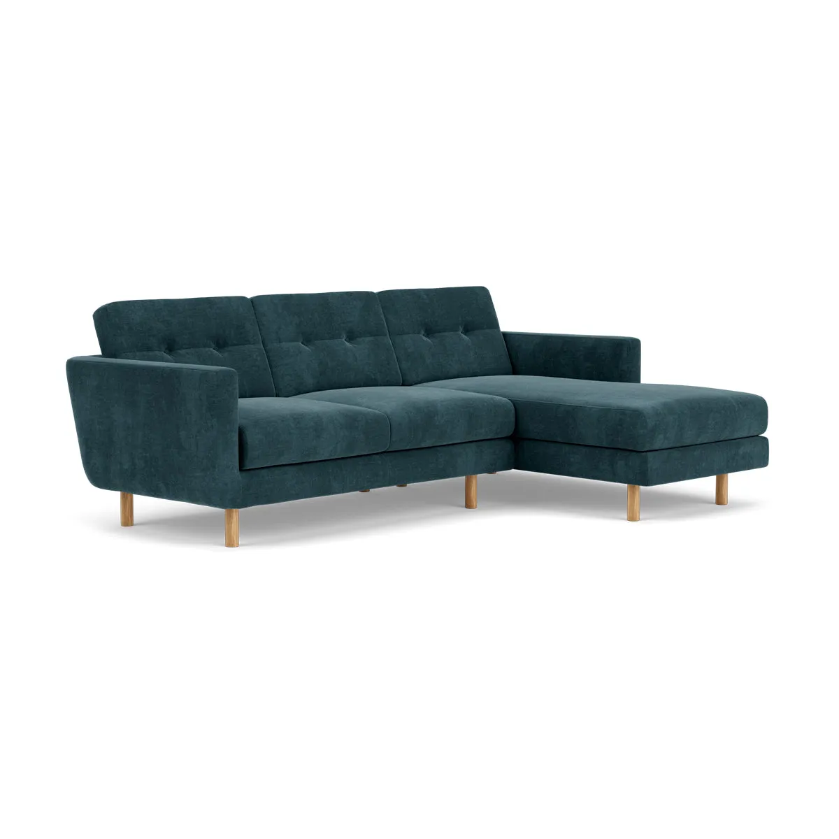 Conrad Fabric Right Chaise Sofa