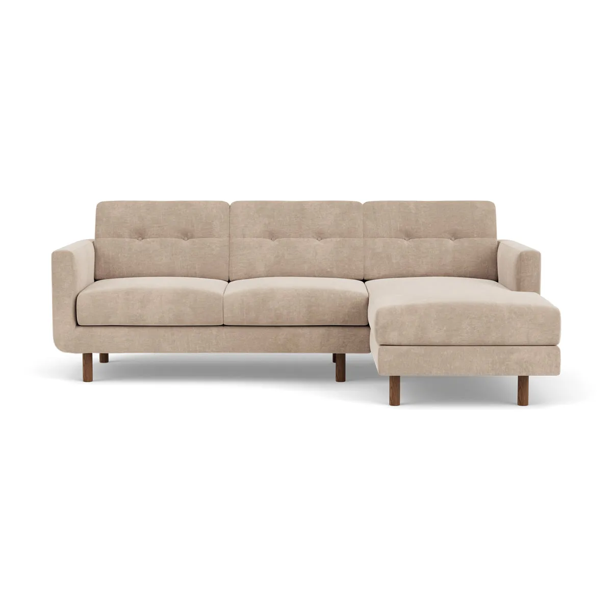 Conrad Fabric Right Chaise Sofa