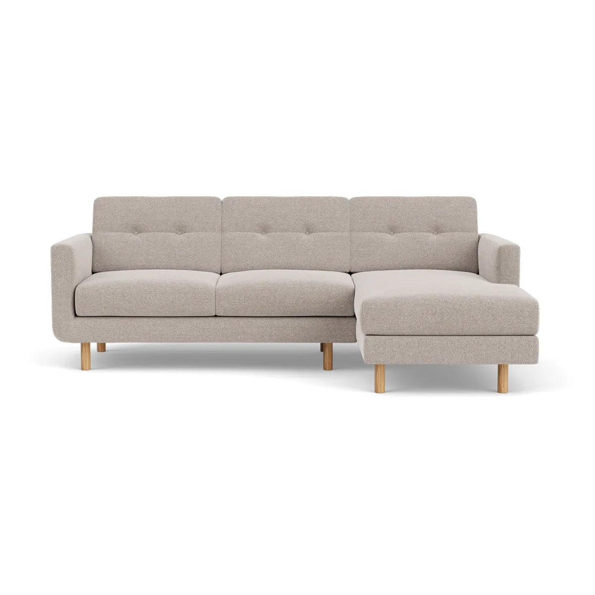 Conrad Fabric Right Chaise Sofa