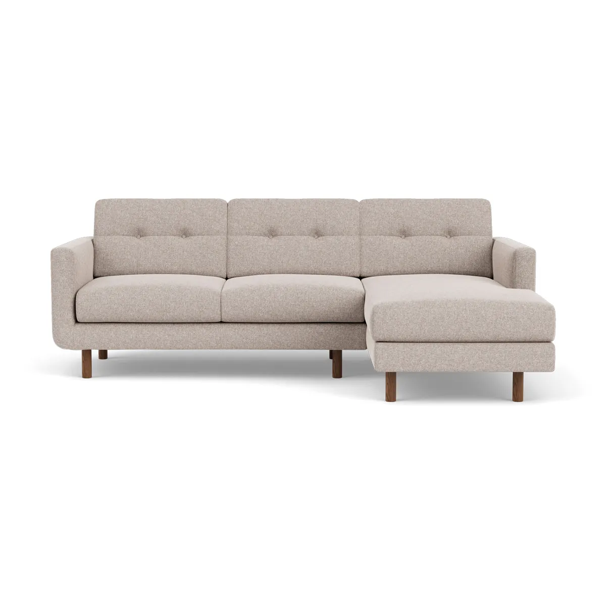 Conrad Fabric Right Chaise Sofa
