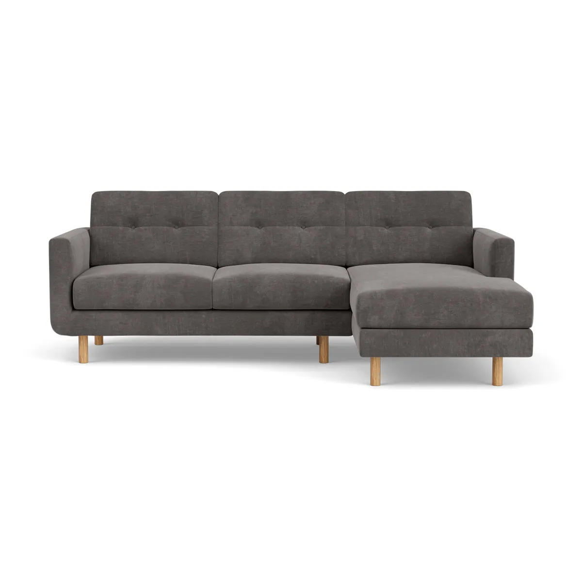 Conrad Fabric Right Chaise Sofa