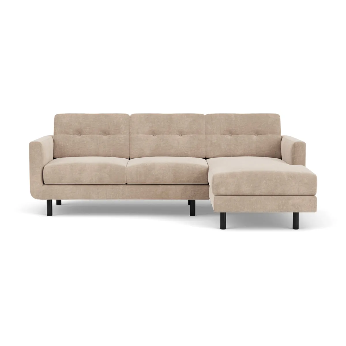 Conrad Fabric Right Chaise Sofa