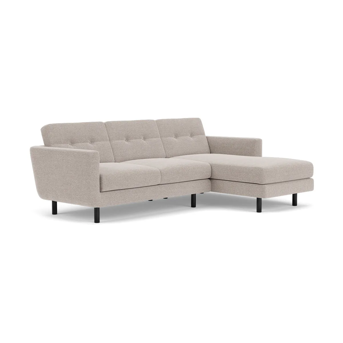 Conrad Fabric Right Chaise Sofa