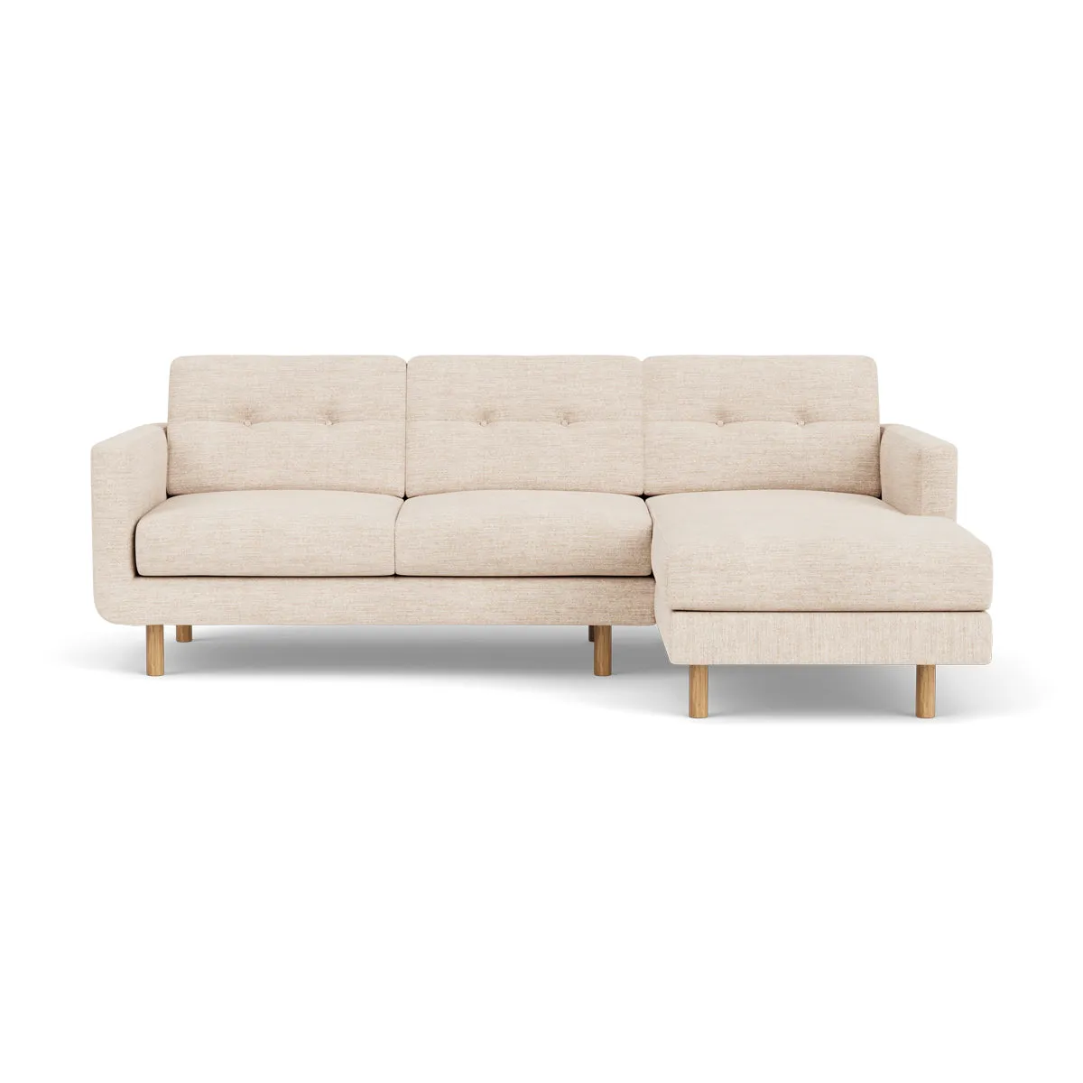 Conrad Fabric Right Chaise Sofa