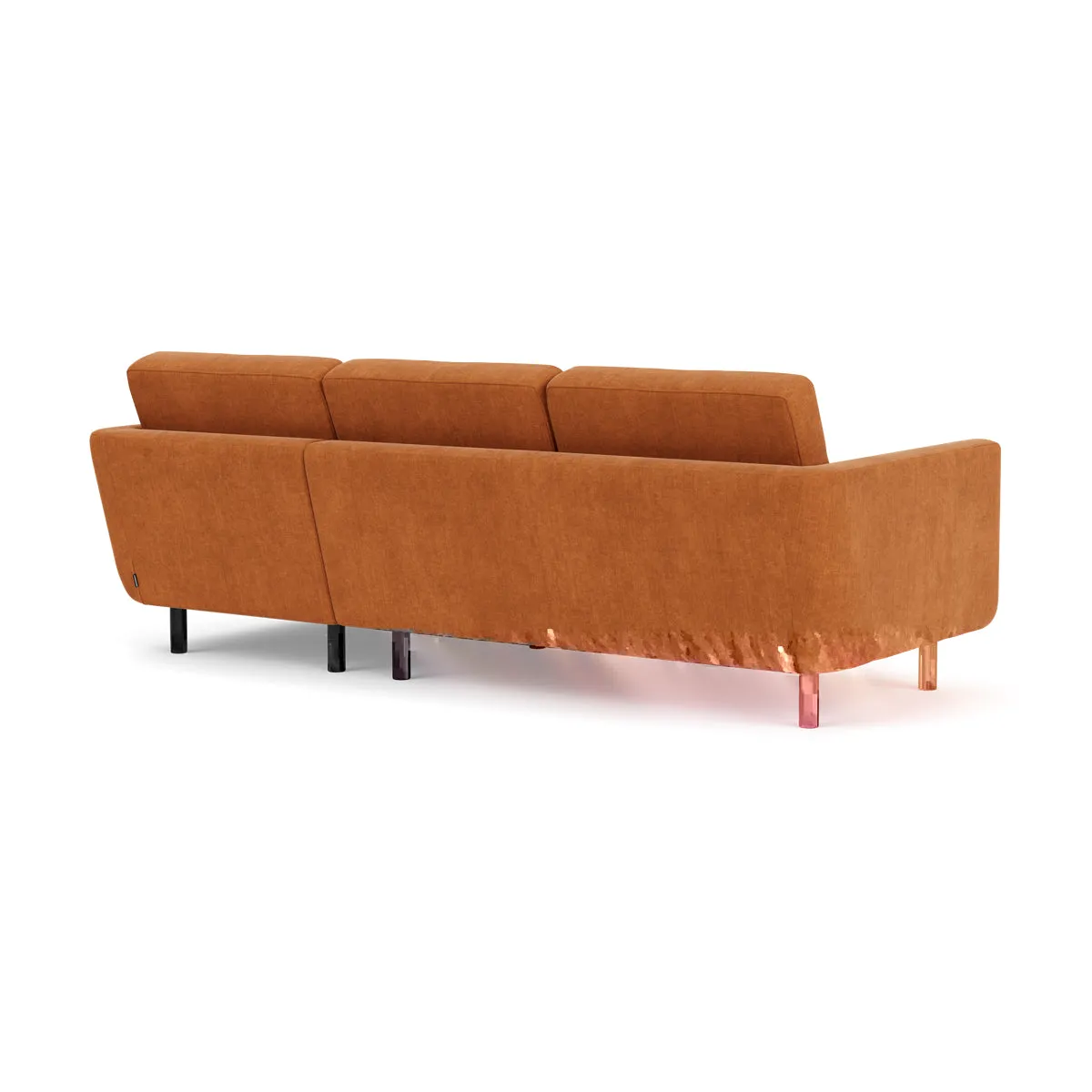 Conrad Fabric Right Chaise Sofa