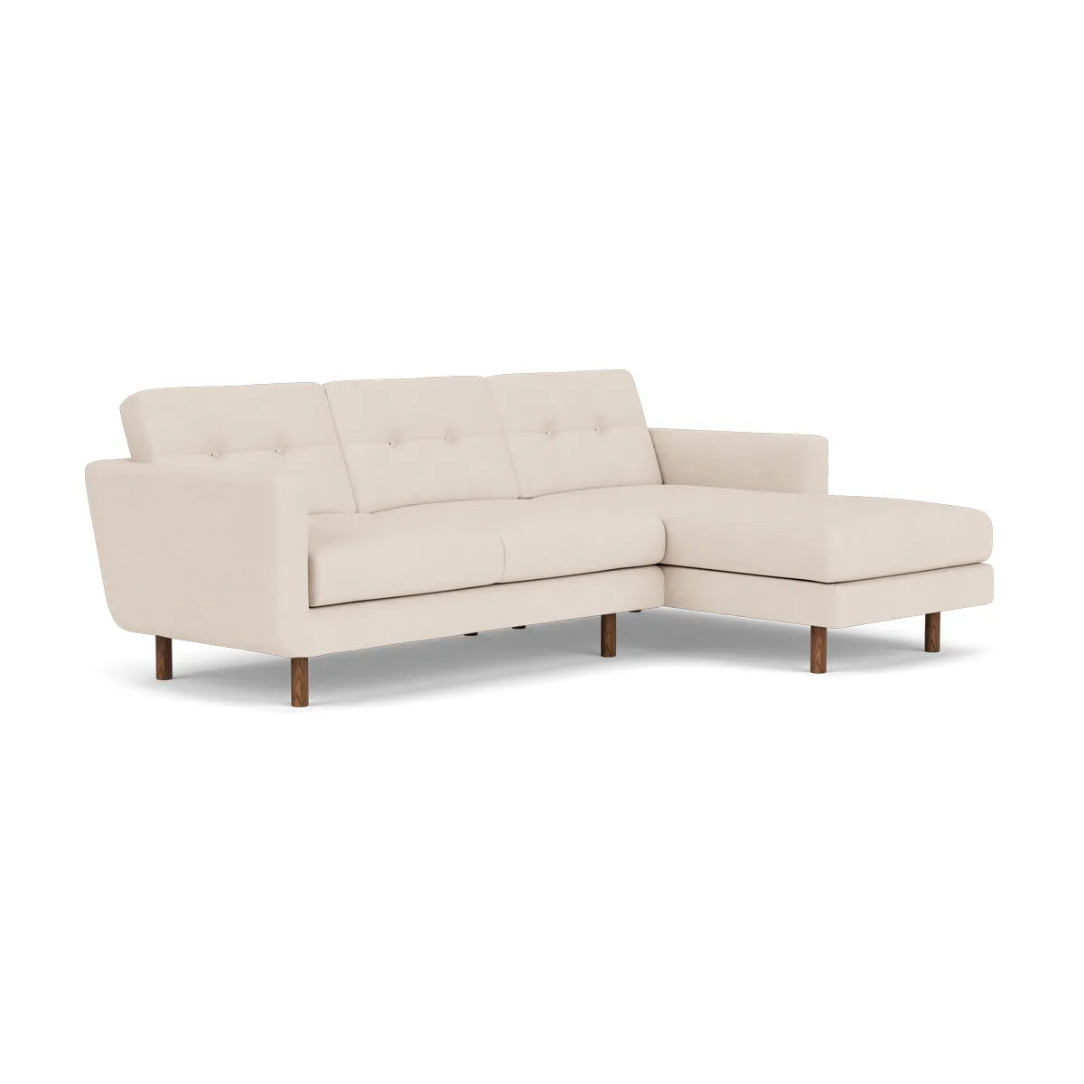 Conrad Fabric Right Chaise Sofa