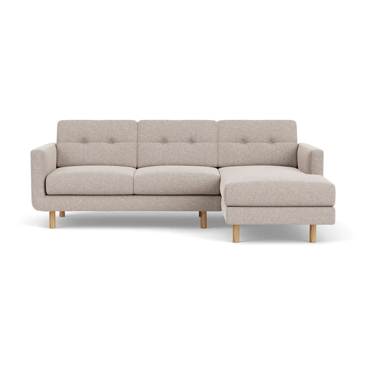 Conrad Fabric Right Chaise Sofa