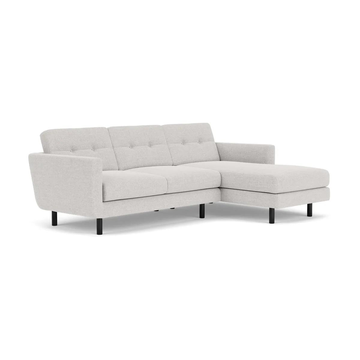 Conrad Fabric Right Chaise Sofa