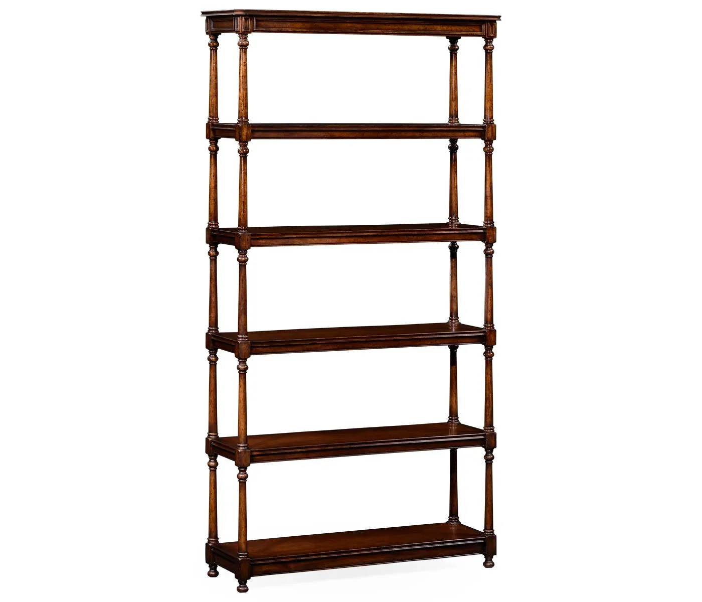 Country Farmhouse Collection - Five Tier tagre with Double Column Supports