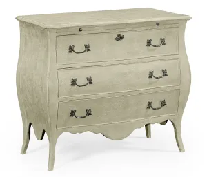 Country Farmhouse Collection - Grey Painted Bomb Chest