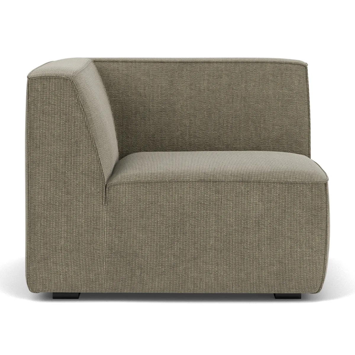 Dane Velvet 1 Seater Left Corner Modular Sofa
