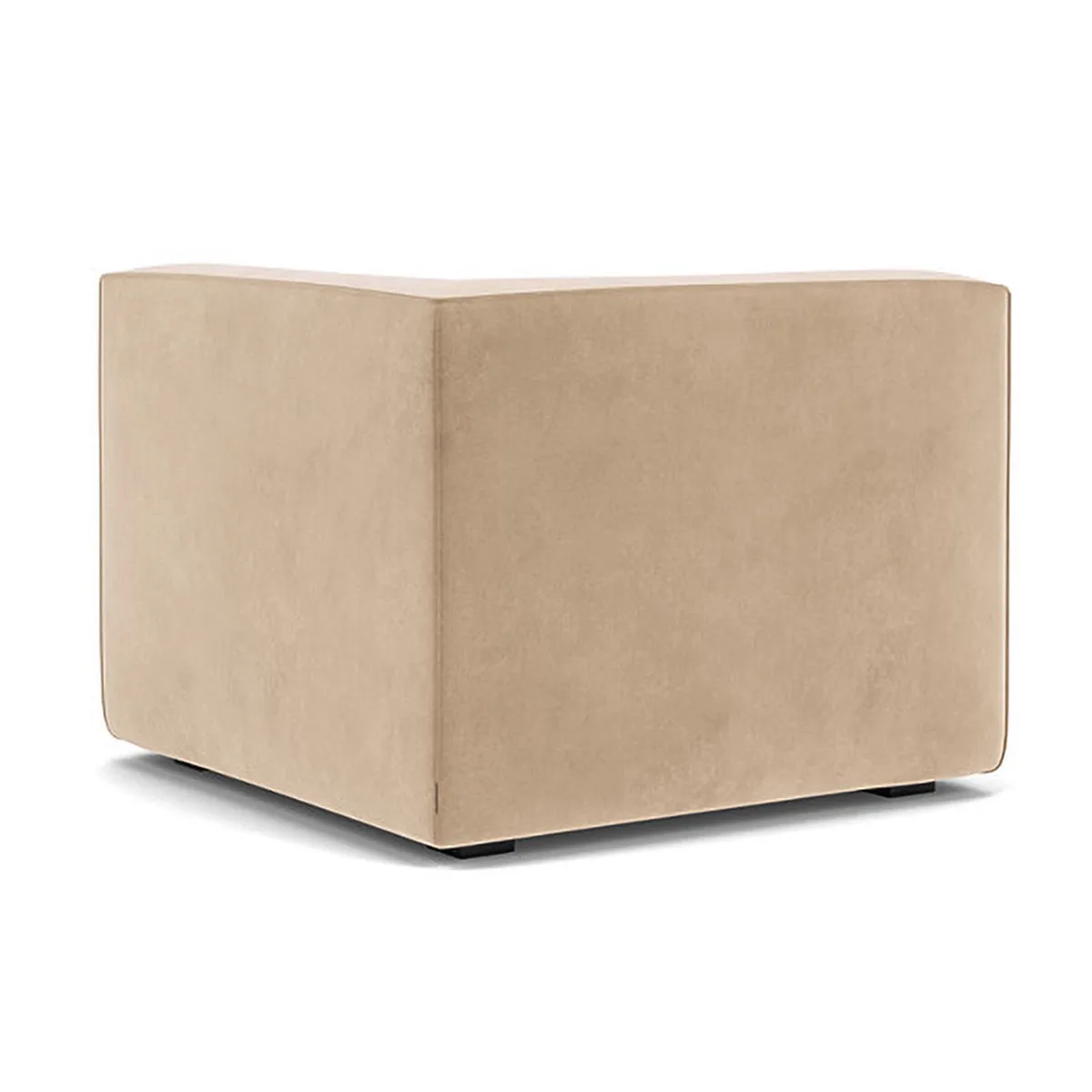Dane Velvet 1 Seater Left Corner Modular Sofa