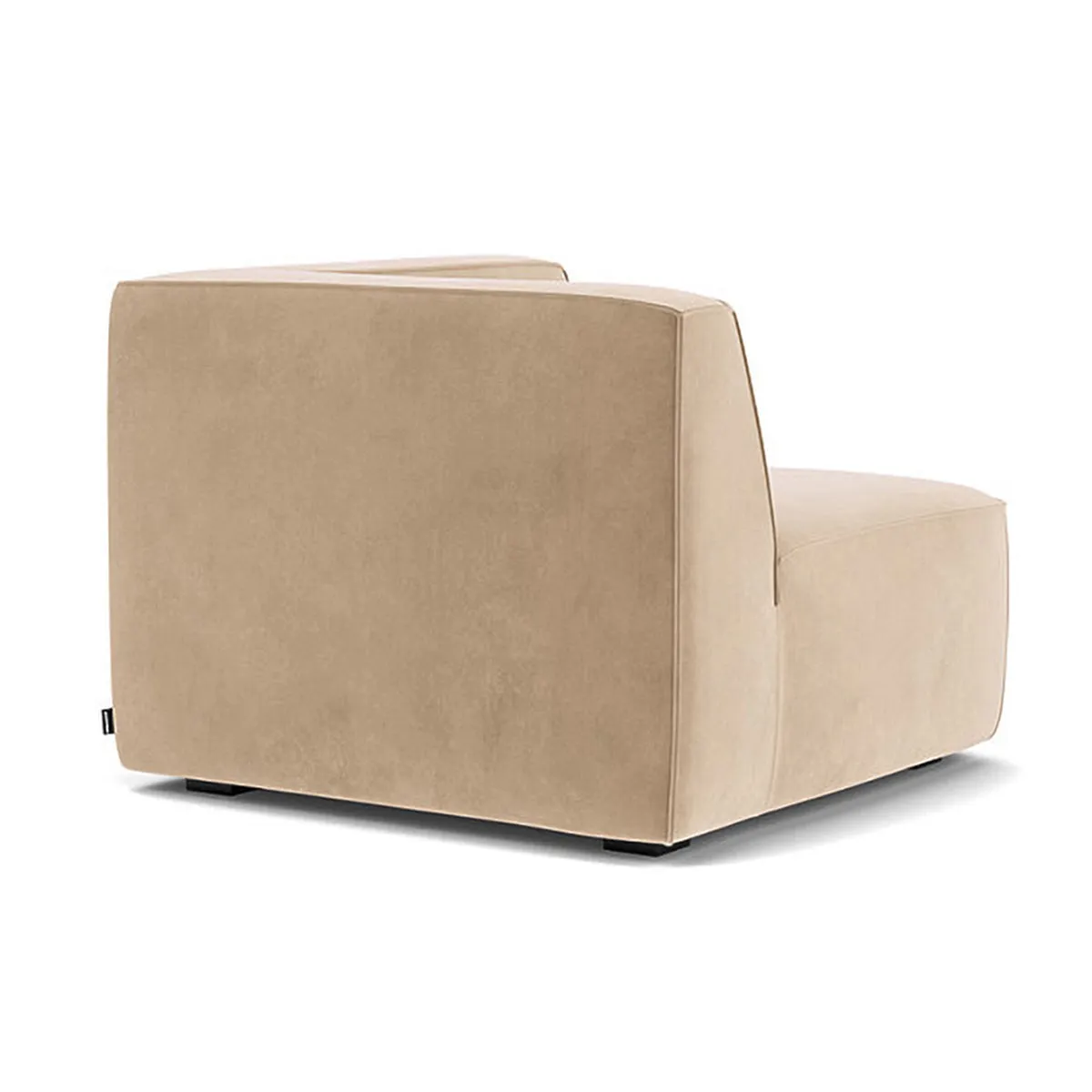 Dane Velvet 1 Seater Left Corner Modular Sofa