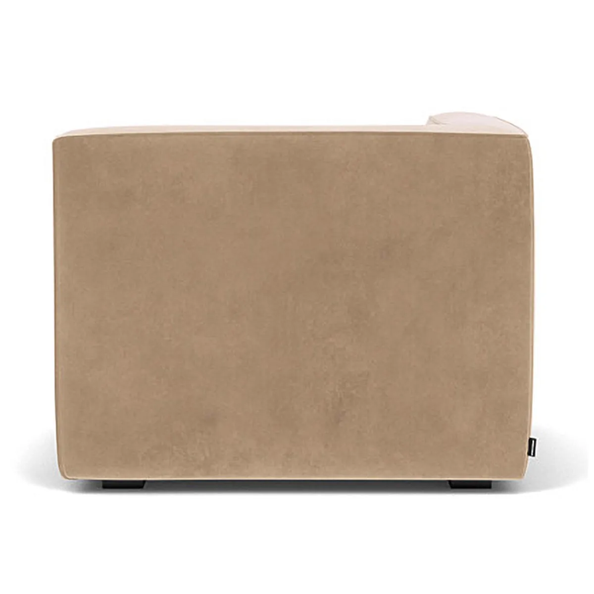 Dane Velvet 1 Seater Left Corner Modular Sofa