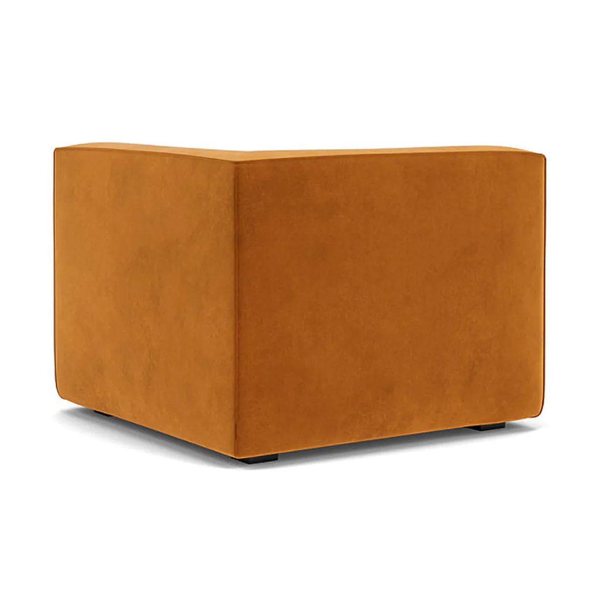 Dane Velvet 1 Seater Left Corner Modular Sofa