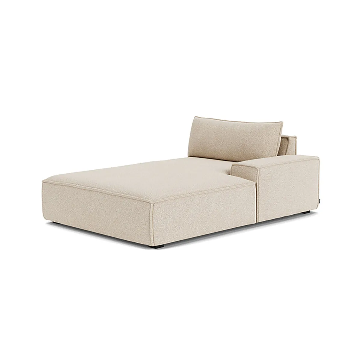 Daphne Boucle 1 Seater Right Chaise Modular Sofa