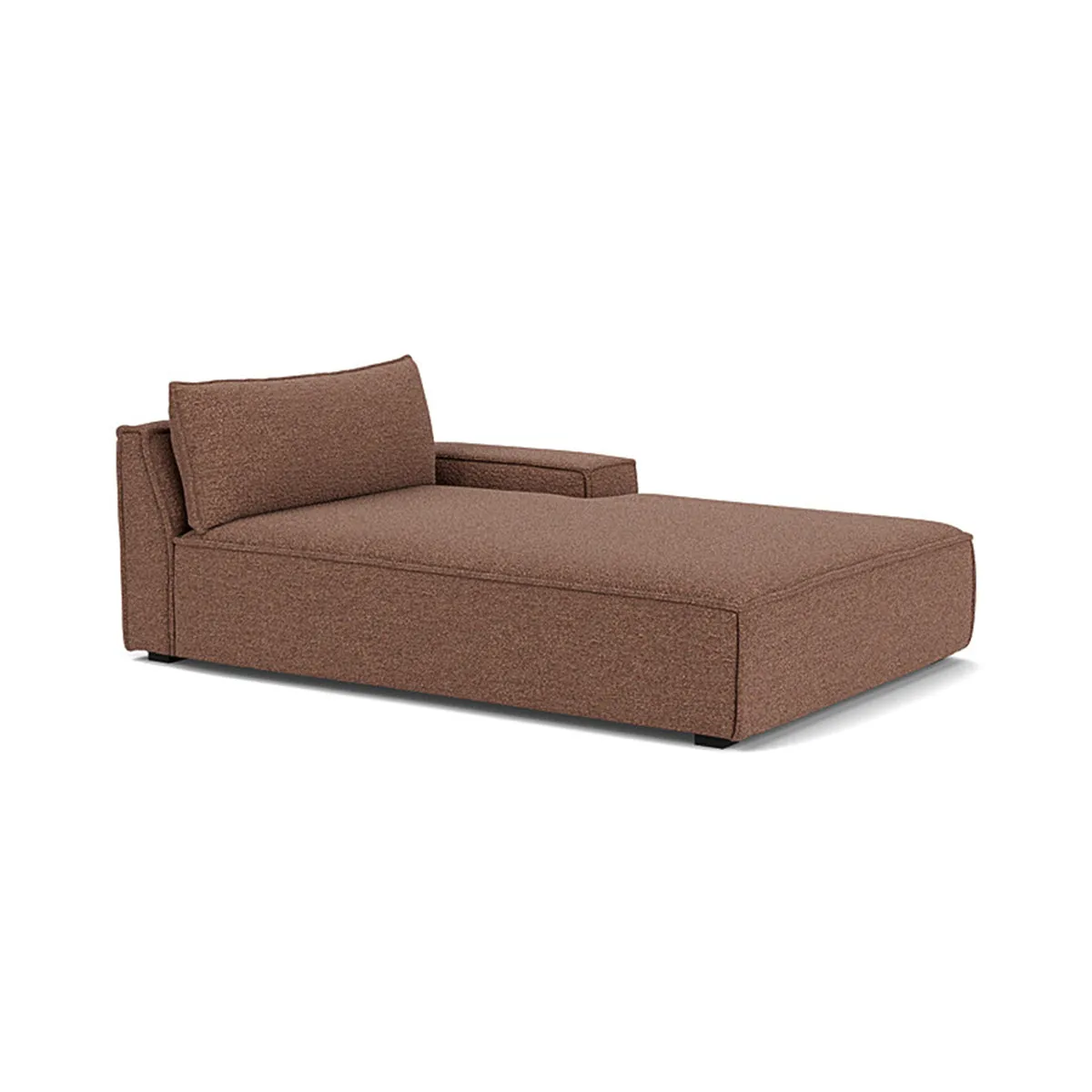 Daphne Boucle 1 Seater Right Chaise Modular Sofa