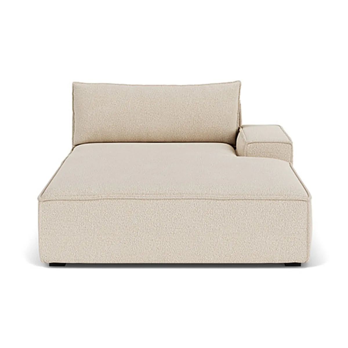 Daphne Boucle 1 Seater Right Chaise Modular Sofa