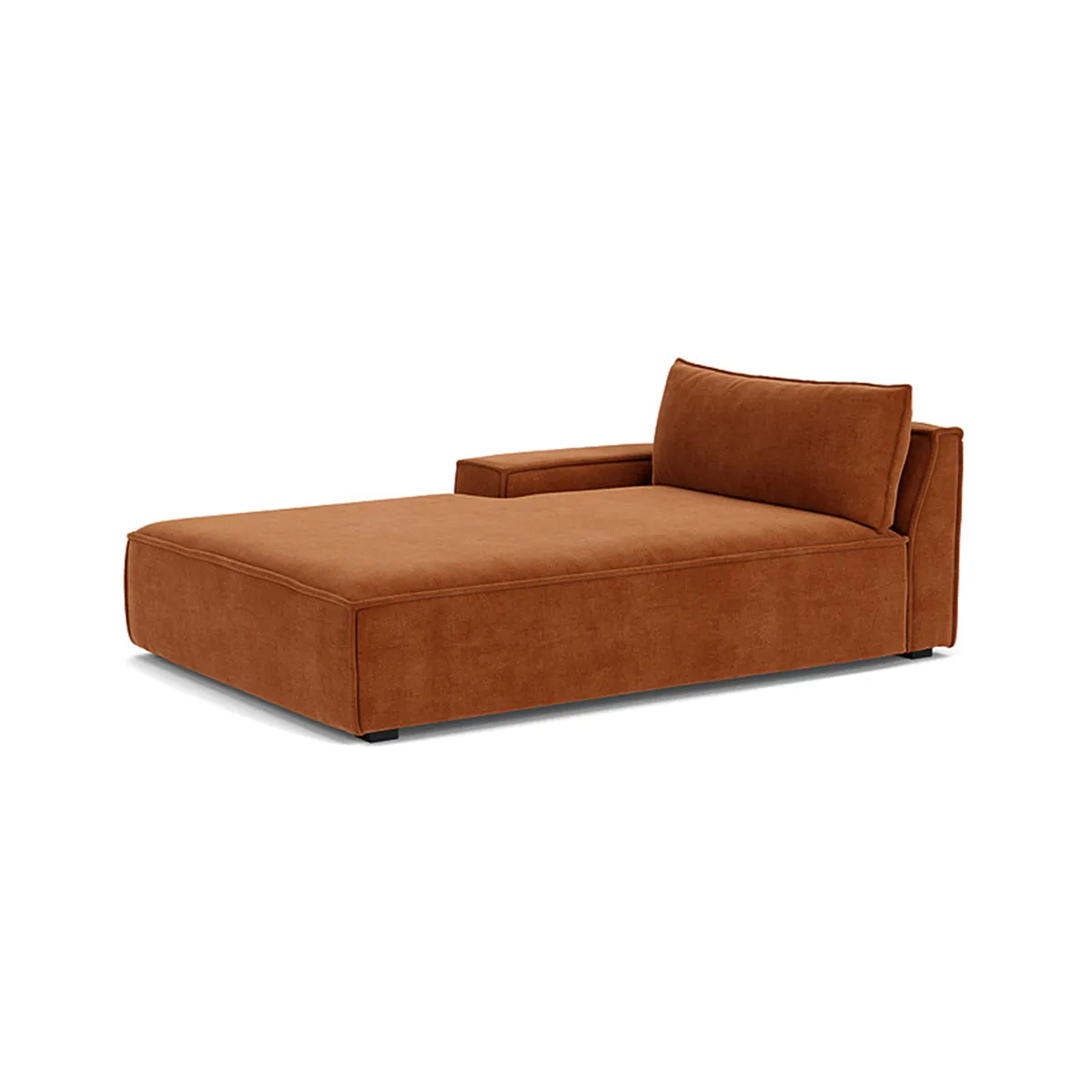 Daphne Fabric 1 Seater Left Chaise  Modular Sofa