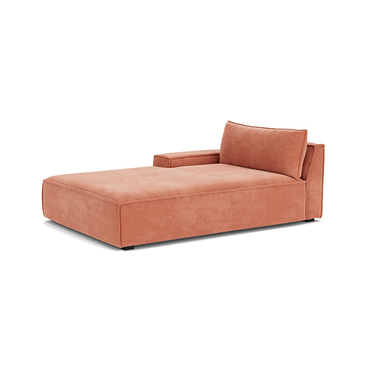 Daphne Fabric 1 Seater Left Chaise  Modular Sofa