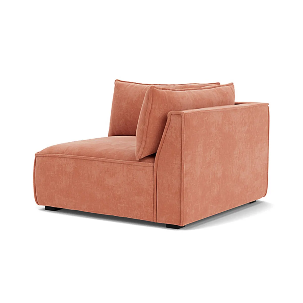 Daphne Fabric 1 Seater Left Corner Modular Sofa